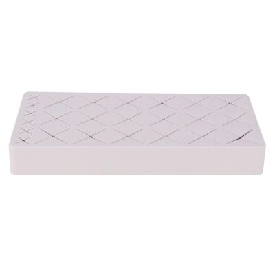 24 Slots Silicone Cosmetic Organizer for Lipstick and Makeup Storage, Stable Display Stand for Vanity and Desk (Blue) (Pink)