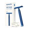 Double Edge Safety Razor with 100 Counts Safety Razor Blades for Shaving and Razor Blade Bank view 2