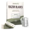 Double Edge Safety Razor with Razor Stand with 100 Counts Safety Razor Blades for Shaving and Razor Blade Bank view 4