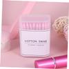 KAILIKETIY 300pcs Double-head Cotton Swabs for Makeup Cleaning Disposable Multi-purpose Beauty Accessories Pink Featuring Pointed Round Tips for Ear Cleaning and Precision Application view 3