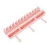 Hair Extension Holder for Styling Silicone Hanging Wig Stand, 13 Hooks Suction Cup Wall Mounted Braiding Hair Rack, Drying Rack with 3 Storage Spaces, Ideal for Home and Salon Use view 2