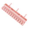 Hair Extension Holder for Styling Silicone Hanging Wig Stand, 13 Hooks Suction Cup Wall Mounted Braiding Hair Rack, Drying Rack with 3 Storage Spaces, Ideal for Home and Salon Use view 4