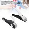 2pcs Fake Nail Trimmer, Handle Stainless Steel U Shaped French Nail Clipper with Nail Holder for Nail Trimming, Ideal for Nail Salon, Manicure Store view 2