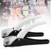 2pcs Fake Nail Trimmer, Handle Stainless Steel U Shaped French Nail Clipper with Nail Holder for Nail Trimming, Ideal for Nail Salon, Manicure Store view 4