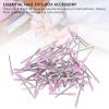 100pcs Quartz Nail Drill Heads, Professional Nail Grinders for Manicure Pedicure with Container, Cuticle Removal view 2