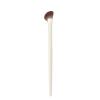 Angled Nose Contour Brush  Half-Fan Nose Shadow Brush for Precision Highlighting & Detailing, Soft Synthetic Bristles, Small Blending Brush for Eyeshadow, Porcelain White Handle, 1 Count view 1