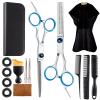 15 pcs Hair Cutting Scissors Professional, Thinning Shears for Hair Cutting, Stainless Steel Barber Scissors, Lengnoyp Haircut Scissors Hair Cutting Kit for Women, Men view 1