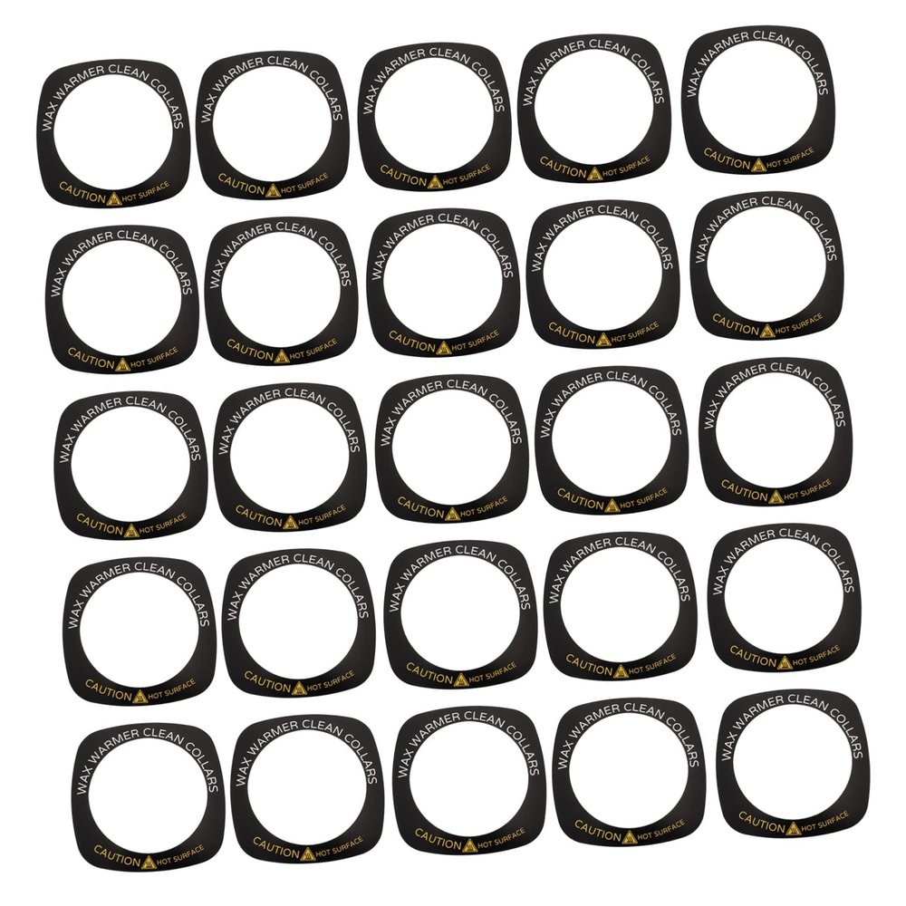Didiseaon 50pcs Wax Heater Paper Mats for Waxing Machine Stain Resistant Clean Mats Easy to Install and Remove Wax Warmer Accessory Compatible Electric Waxing Kits