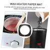 Didiseaon 50pcs Wax Heater Paper Mats for Waxing Machine Stain Resistant Clean Mats Easy to Install and Remove Wax Warmer Accessory Compatible Electric Waxing Kits view 2