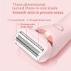 2 in 1 Electric Lady Shaver,Dual-Head Electric Razor for Women,IPX7 Waterproof Wet and Dry Electric Lady Shaver (2Colors) view 3