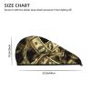 GDSHJKLW Dollar Sign Money Drying Hair Caps Super Absorbent Soft Hair Drying Towel Quick Dry Coral Velvet Hair Drying Cap Hair Turban for Women Wet Hair Long Thick Hair view 4