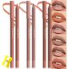 evpct 3Pcs Nude Brown Burnt Orange Matte Long Lasting Wear Lip Liner Pencils Makeup Set for Shaping & Sculpting Lips, No Transfer Waterproof Pigmented Lip Liner Crayon lipliners Lipstick Pencil 2+3+9 view 1