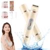 2 in 1 Electric Lady Shaver, Waterproof Wet & Dry Use Dual Head Trimmer Women (Beige) view 1