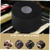 ARTSEWPLY 4rolls Disposable Neck Strip Paper for Hair Cutting White Black Convenient Collar Covers for Hair Salons and Styling Essential Neck for Clients view 4
