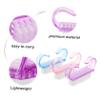 ARTSEWPLY Nail Brush Set of 6 Women's Gentle Nail Scrubber Hand Brush Nail Cleaner Nail Art Tools Soft Bristles Comfortable to Hold Handle view 3