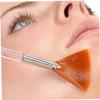 ARTSEWPLY 3pcs Makeup Mask Brush Fan Shape Exfoliating Brush Portable Easy to Clean Safe for Skin for Skincare Products view 3
