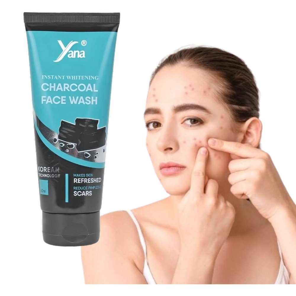 Yana Charcoal Acne Face Wash & Cleanser By Korean Technoloy