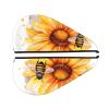 FHEBNDS Microfiber Hair Towel Cap Absorbent Hair Turban Towel Coral Velvet Hair Drying Towel Quick Dry Hair Wrap Cap with Button Blackboard Bees Sunflowers Bath Cap Hair Cap Gift for Women view 2