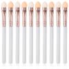 10pcs Eyeshadow Brush Sponge Applicators Tool Reusable Eyeshadow Applicators Tool Eyeshadow Applicators Stick Sets Round Foam Makeup Eyeshadow Brush Applicator Tool for Girls view 1