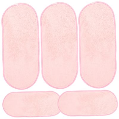 ARTSEWPLY 5pcs Facial Cleansing Wipes Makeup Remover Wash Cloths Face Cleaning Towels for Home Travel