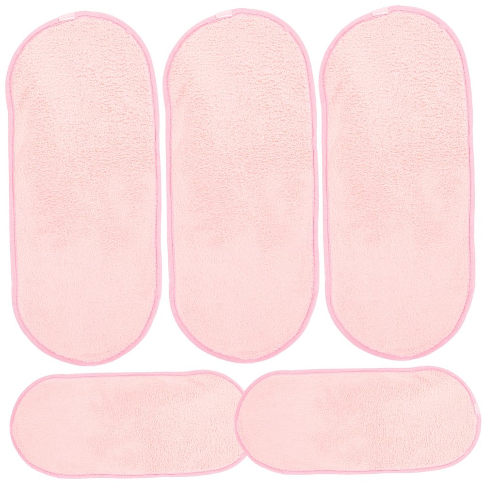 ARTSEWPLY 5pcs Facial Cleansing Wipes Makeup Remover Wash Cloths Face Cleaning Towels for Home Travel