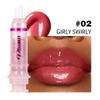 BAISEN DIARY Plumping Lip Oil with Fresh Ginger Extract - Instant Fuller Lips, Ultra-Hydrating & Nourishing Glossy Lip Glow Oil, Lip Plumping Booster for Smooth, Defined Lips (#02 GIRLY SWIRLY, 1) view 2