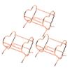 Baluue 3pcs Rose Gold Heart Makeup Sponge Rack Cosmetic Puff Holder for Drying Elegant Beauty Tool Storage for Easy Organization view 1