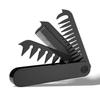 Beard Comb for Men, 3-in-1 Foldable Wide & Fine Tooth Pocket Mustache and Hair Comb for Styling & Moustache Care, Gift for Men view 1
