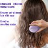 DYUHOOAO Scalp Massager Hair Growth Brush - Electric Head Massager Relax Scalp Stress - Unique Birthday Gifts for Women - Sonic Vibration Comb for Stimulating Follicles - Purple view 2
