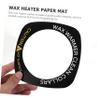 Baluue Wax Heater Stain Resistant Mat Paper Washer for Wax Heater 50pcs Ring Set view 3