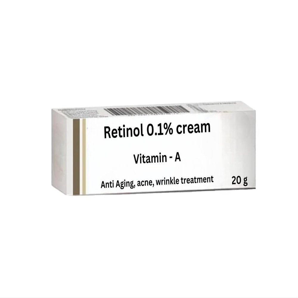 Retinol Cream 0.1, 20 grams with Vitamin A, Skin tightining, Anti Aging cream