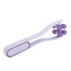 Massage Roller for Double Chin Wrinkles, Skin Tightening Face Roller with Adjustable Strength, Home Use Purple Tool for Lift and Elasticity Enhancement view 1