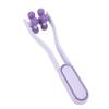 Massage Roller for Double Chin Wrinkles, Skin Tightening Face Roller with Adjustable Strength, Home Use Purple Tool for Lift and Elasticity Enhancement view 2