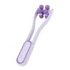 Massage Roller for Double Chin Wrinkles, Skin Tightening Face Roller with Adjustable Strength, Home Use Purple Tool for Lift and Elasticity Enhancement view 3