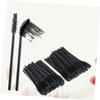 KAILIKETIY 50pcs Disposable Black Eyelash Mascara Wands Applicator Brush Kit for Makeup for Beauty Salons and Personal Use Easy to Use Flexible Brush for Clump Application view 2