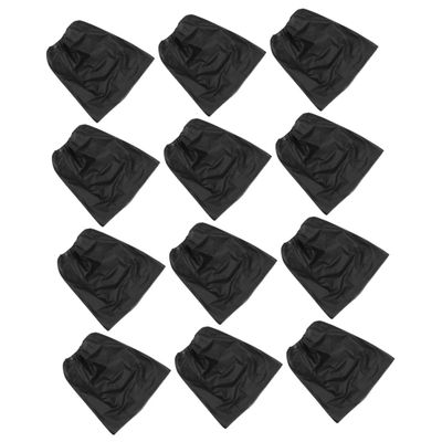12pcs Disposable Spa Wrap Women's Bath Skirt Salon Sauna Shower Skirt Soft Comfortable Non-Woven Fabric Black