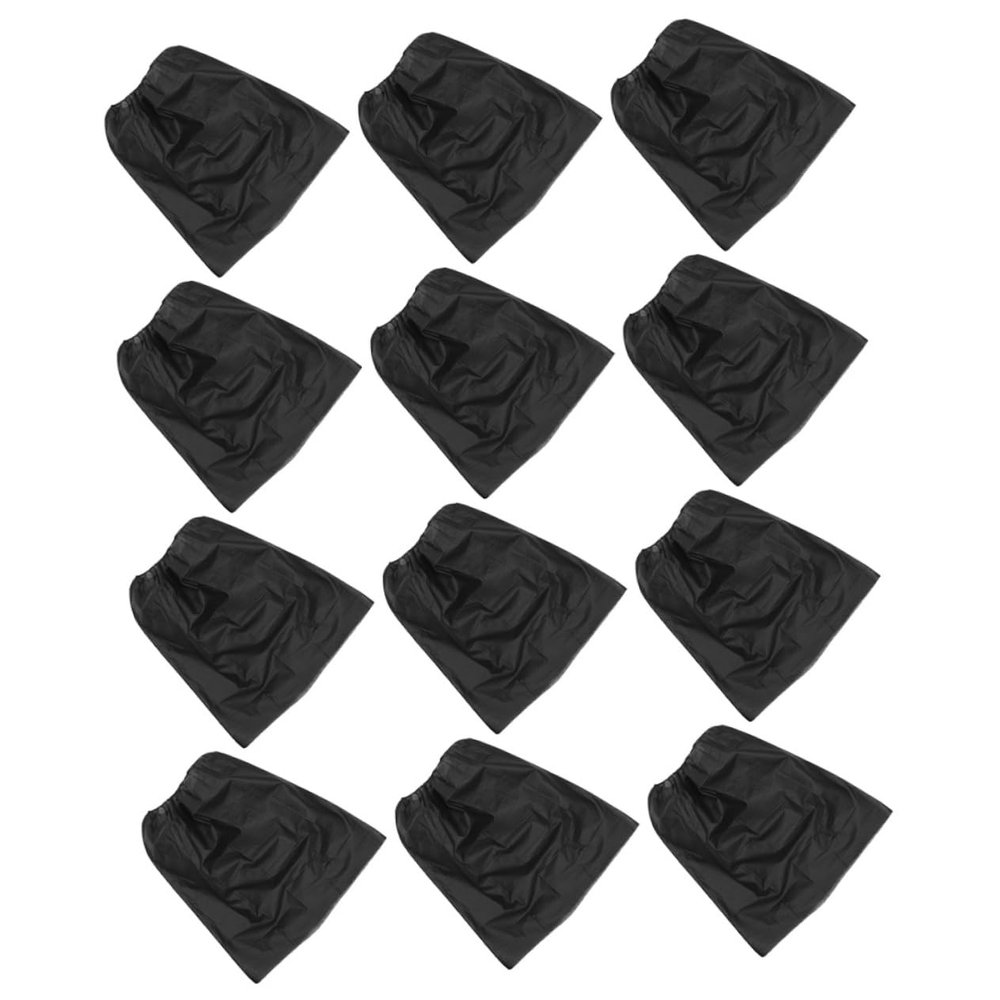 12pcs Disposable Spa Wrap Women's Bath Skirt Salon Sauna Shower Skirt Soft Comfortable Non-Woven Fabric Black