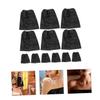 12pcs Disposable Spa Wrap Women's Bath Skirt Salon Sauna Shower Skirt Soft Comfortable Non-Woven Fabric Black view 3