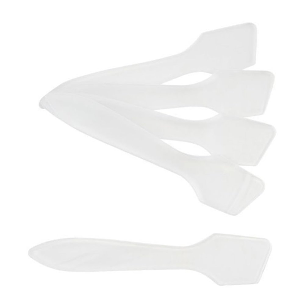 KAILIKETIY 200pcs Transparent Makeup Spatula Cosmetic Tool for Mixing Sampling Facial and Application Comfortable Grip for Beauty Care