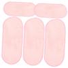 ADOCARN 5pcs Portable Coral Fleece Face Towels Soft Absorbent Travel Wash Cloths for Camping and Daily Use Lightweight Skin-Friendly for Men and Women view 1