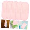 ADOCARN 5pcs Portable Coral Fleece Face Towels Soft Absorbent Travel Wash Cloths for Camping and Daily Use Lightweight Skin-Friendly for Men and Women view 3