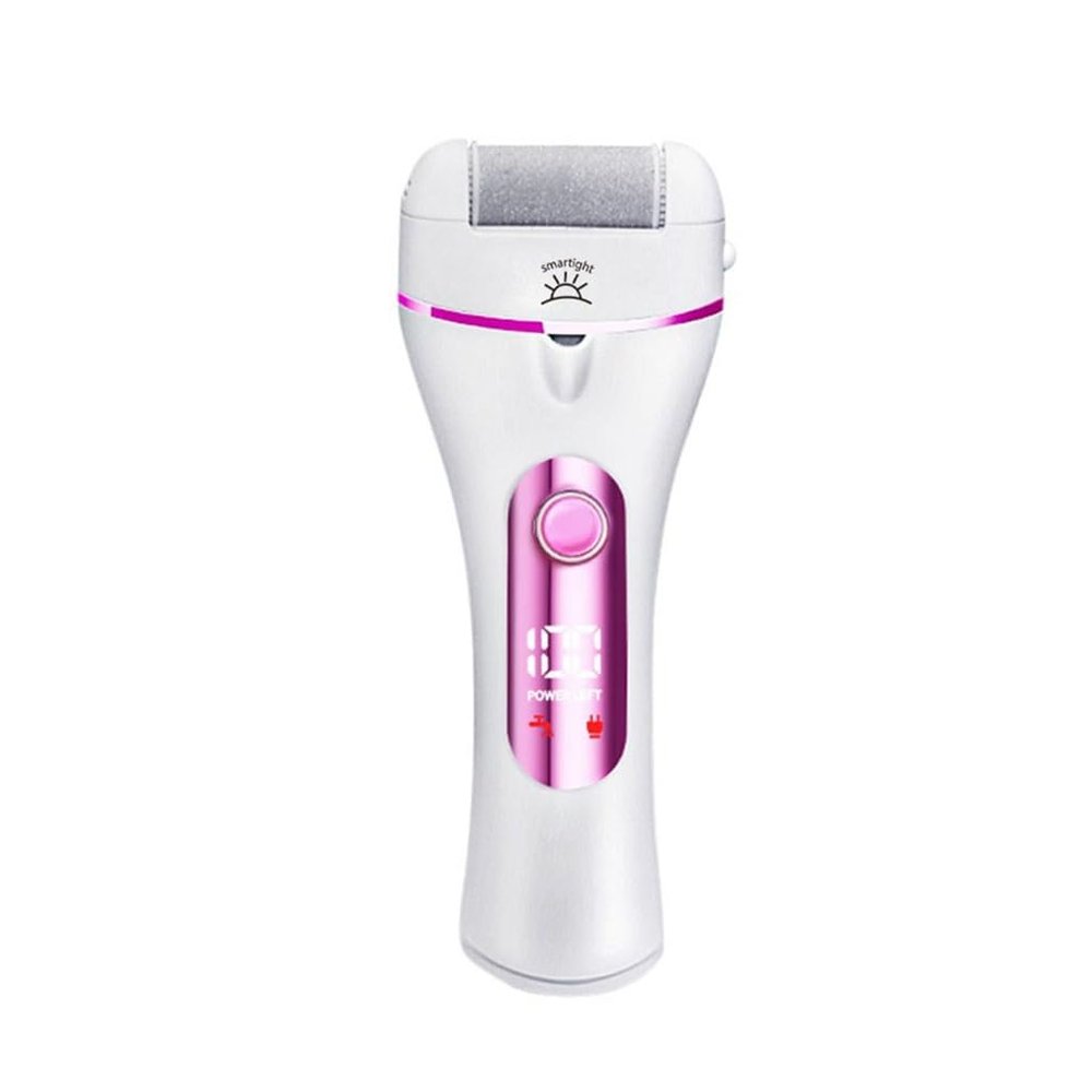 HIONJIN Electric Foot Grinder, Foot Beauty Tool, Automatic Foot Repair Tool, Calluses Removal Tool(White-Dinosaur Doodle4)