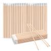 200pcs Pointed Cotton Swabs,Disposable Makeup Applicators,4in Precision Microblading Cotton Swab for Eyebrow Tattoo Beauty Make-up Nail Clean view 1