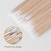 200pcs Pointed Cotton Swabs,Disposable Makeup Applicators,4in Precision Microblading Cotton Swab for Eyebrow Tattoo Beauty Make-up Nail Clean view 2