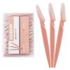 40pcs Eyebrow Razor for Women, Face Shaver Kit Dermaplaning Tool for Peach Fuzz Removal, Stainless Steel Blades with Protective Covers | Eyebrow Trimmer, Facial Hair Removal (Terracotta) view 1