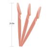 40pcs Eyebrow Razor for Women, Face Shaver Kit Dermaplaning Tool for Peach Fuzz Removal, Stainless Steel Blades with Protective Covers | Eyebrow Trimmer, Facial Hair Removal (Terracotta) view 3