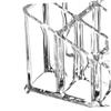 9 Slot Transparent Plastic Lipstick Storage Box Jewelry Holder and Makeup Organizer for Home and Shop Ideal for Lipstick Gloss and Cosmetics view 3