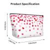 Xsovgoi Valentine'S Day Heart Travel Makeup Bag Organizer, Cosmetic Bags, Multi Purpose Pouch Bag view 4