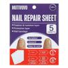 MUTIOVO Nail Repair Sheet works for Fixation & isolation layer for Broken Nails, Protective layer for Acrylic, Nail bandage for Nail Recovery, Invisible Instant and Easy to use 5 pcs view 1