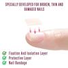 MUTIOVO Nail Repair Sheet works for Fixation & isolation layer for Broken Nails, Protective layer for Acrylic, Nail bandage for Nail Recovery, Invisible Instant and Easy to use 5 pcs view 2